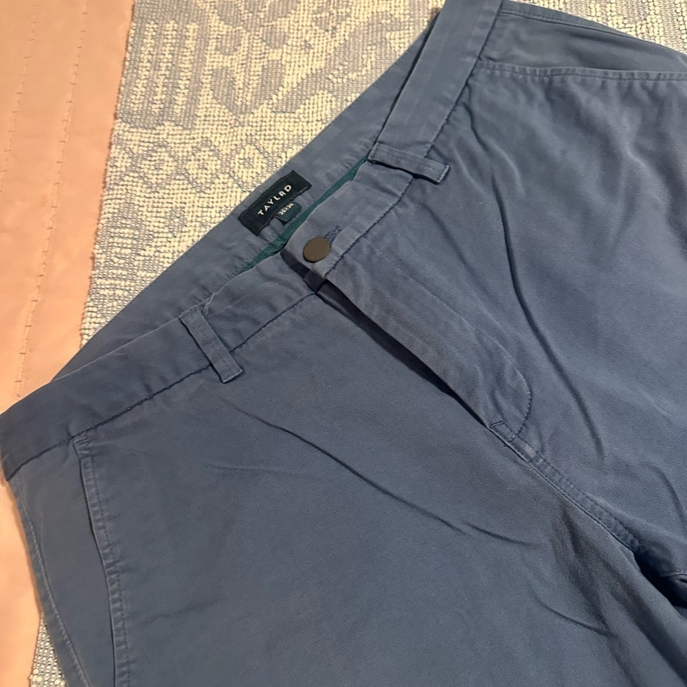 TAYLRD Men’s Navy Tech Chinos Sz 36x30
